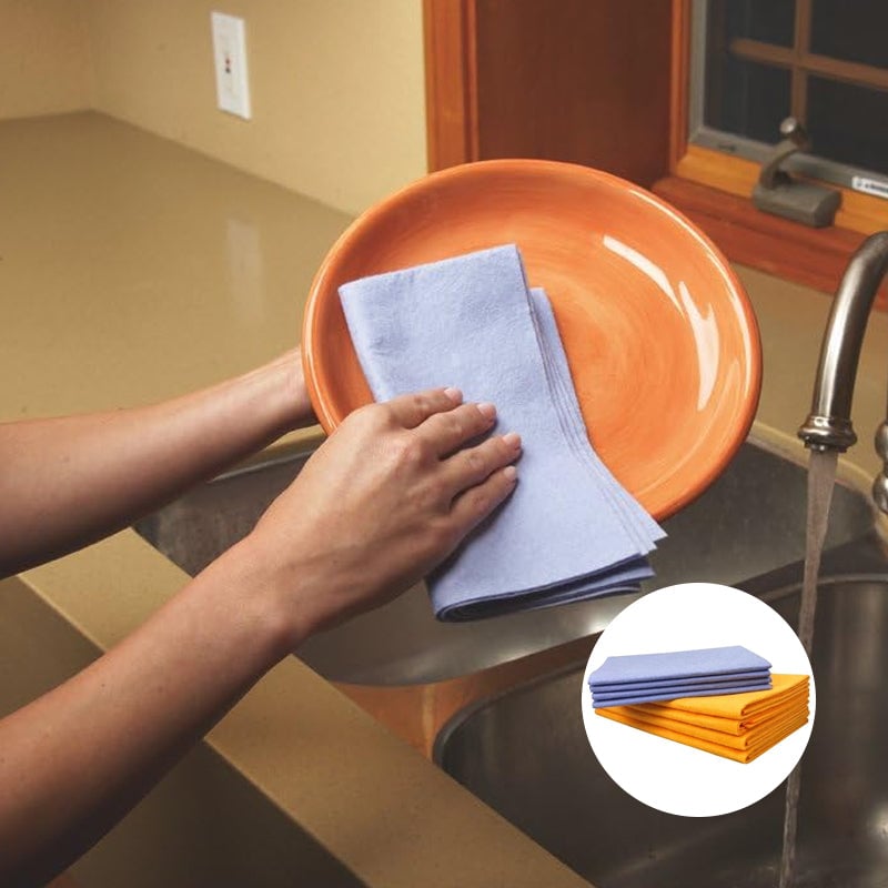 thumbnail interactive-video image 1 of Clorox Heavy Duty Handy Cloths – Multipurpose Absorbent Cleaning Towels, 5 Packs Of 15, Beige, Reusable 1 of 2