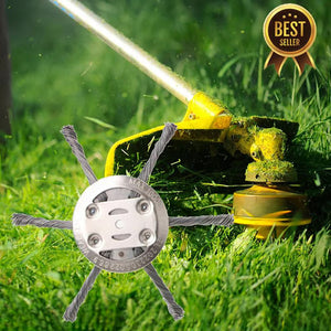 6 inch Steel Wire Brush Cutter Trimmer Head
