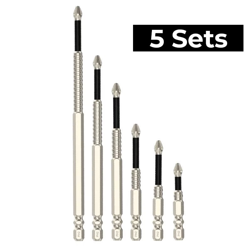High-Magnetic Screwdriver Drill Bit Set