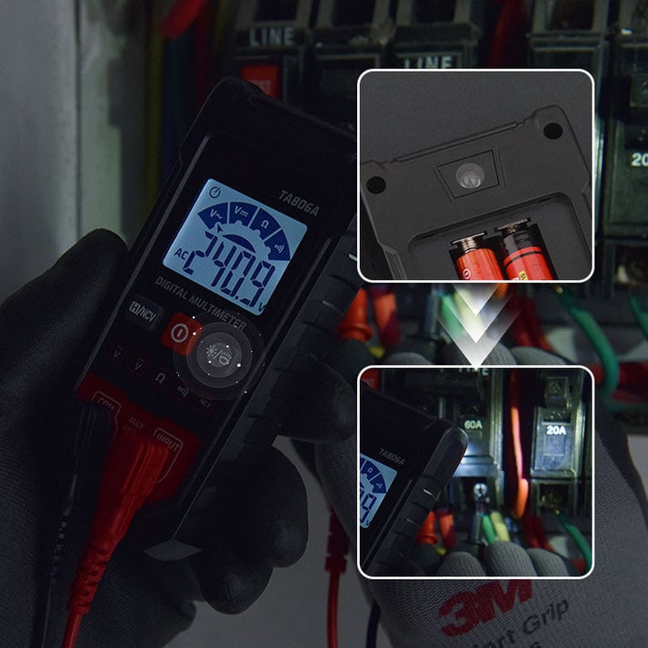 Compact Tester Compact Digital Multimeter Tester with Automatic Recognition – ailsion