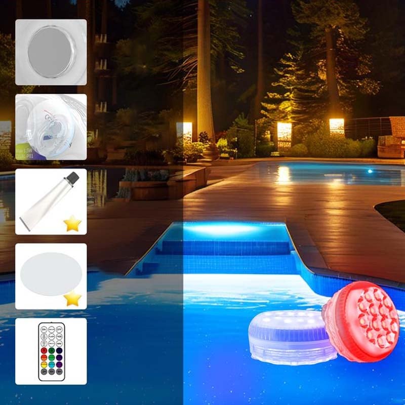Double-Layer Waterproof Adhesive LED Pool Light – ailsion