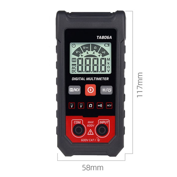 Compact Digital Multimeter Tester with Automatic Recognition – ailsion