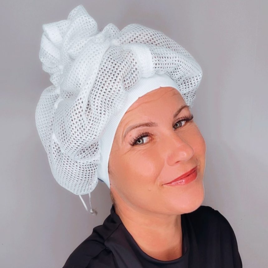 Plooping Net Plopping Cap For Drying Curly Hair – ailsion