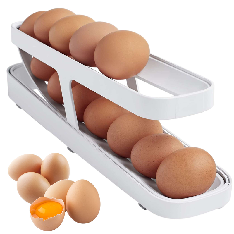 Automatic Scrolling Egg Rack Holder Storage Box – ailsion