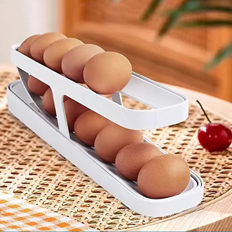 Automatic Scrolling Egg Rack Holder Storage Box – ailsion