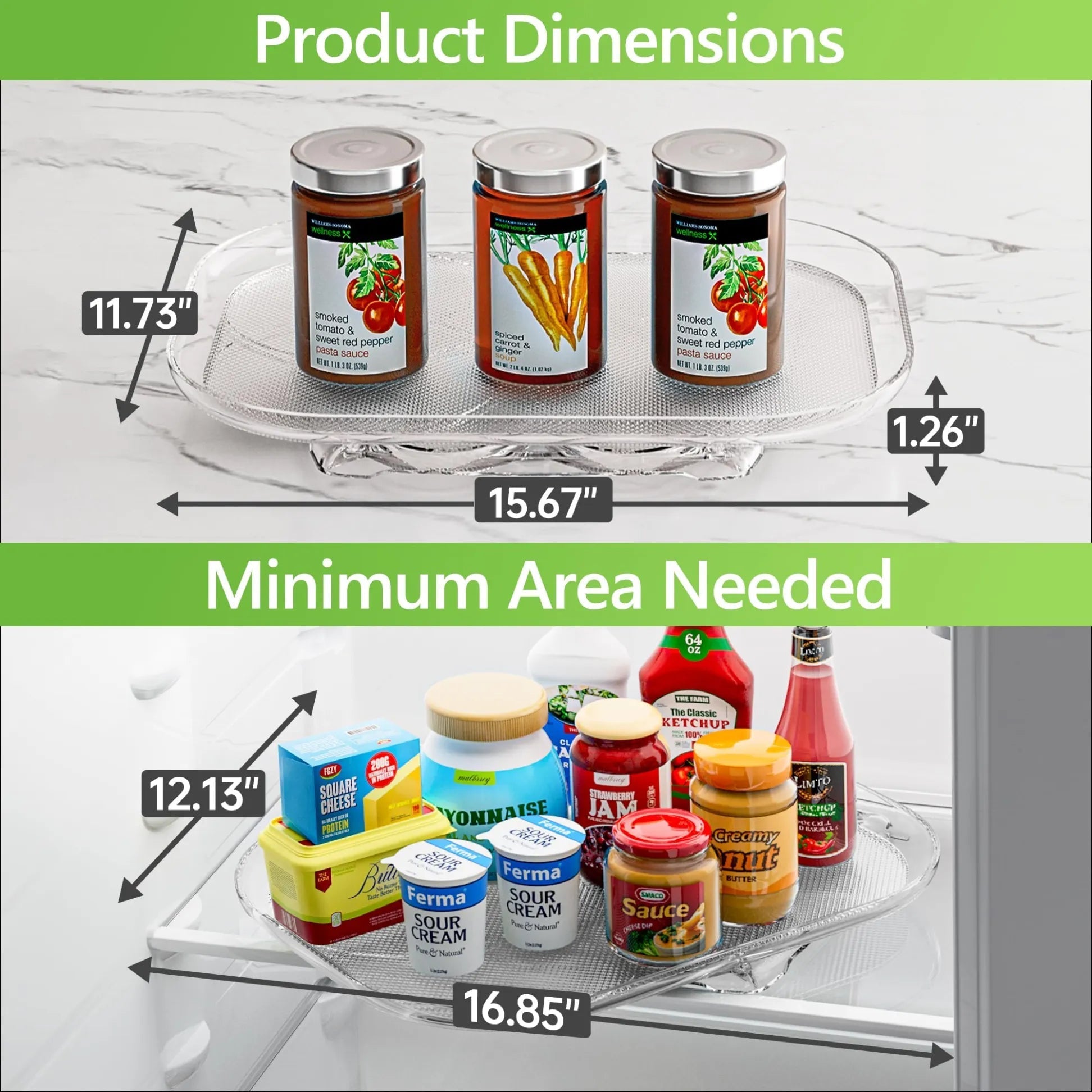 Rectangular Turntable for Refrigerator – ailsion